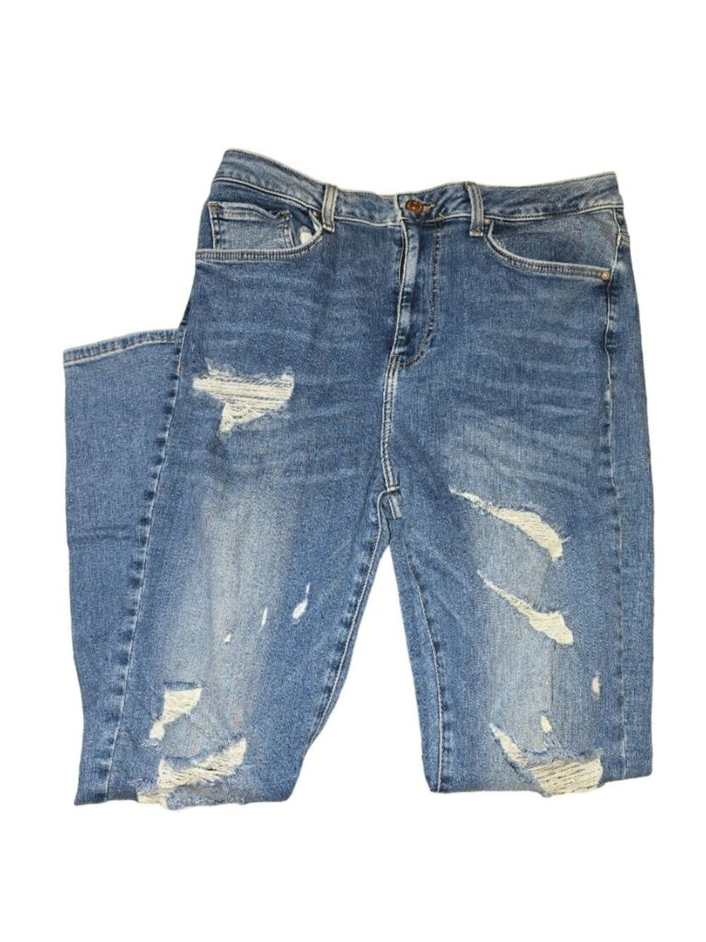 Forever 21 Jeans Womans Distressed Medium Wash Size 29 Waist Jj3671